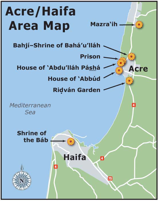 bahai religion map